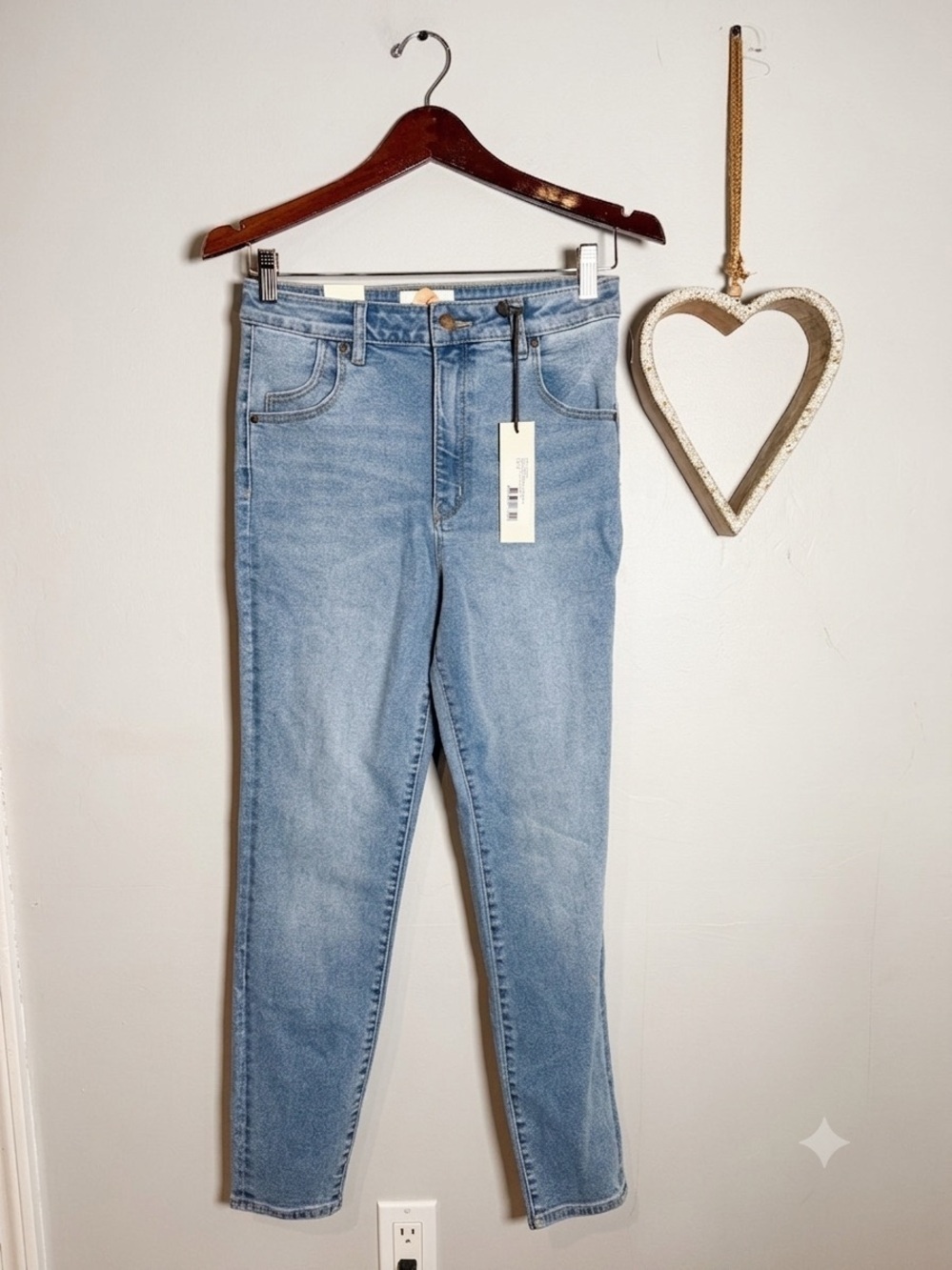 Rolla's Australia Womens East Coast Ankle High Rise Skinny Jean Sz 30 Ocean Blue